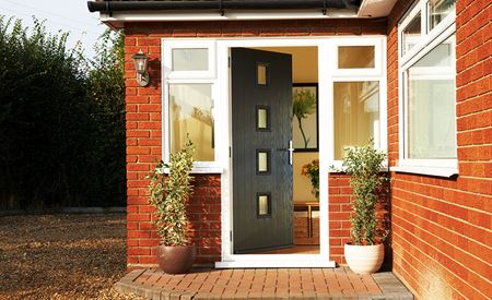 Elite Barcelona Door Shown in Jet Black