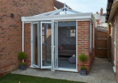 Orangery with bi fold doors
