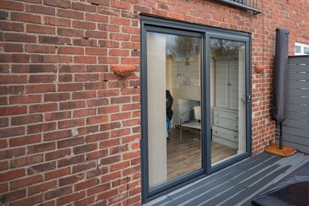 Anthracite grey uPVC patio door