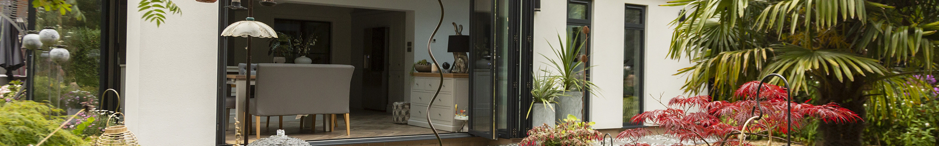 Living spaces banner for accordian