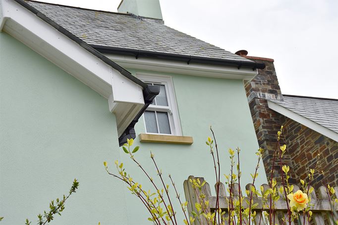 All in one guttering and bargeboards
