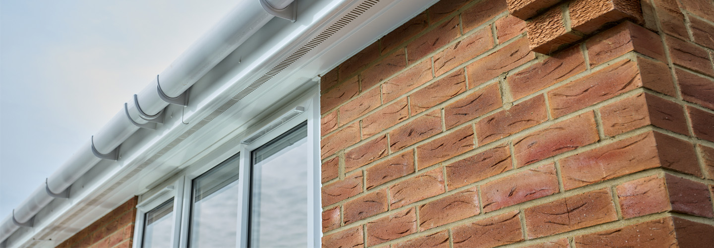 White uPVC soffits and fascias banner