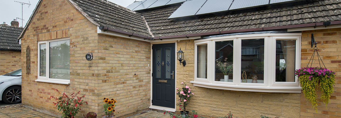 Brown uPVC guttering whole house secondary banner