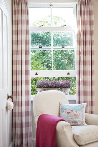 uPVC white sliding sash window