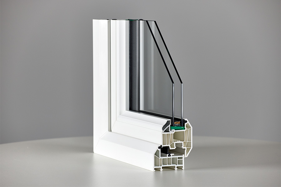 Windows security internal beading cross section